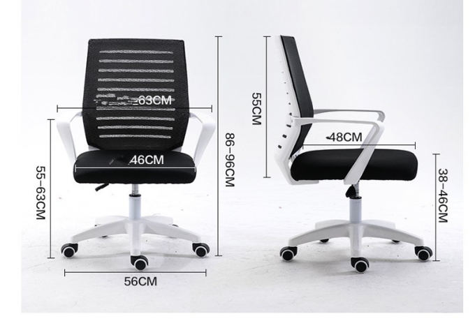 صندلی دفتر صندلی چرخدار قابل انعطاف پذیری سبک مدرن است