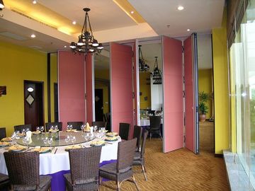 Banquet Hall Sliding Interior Room Soundproof Movable Partition Walls with Passing Door