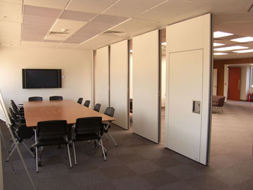 پارتیشن های قابل جدا شدن دیواری دفتر قابل حمل اتاق تقسیم دفتر با درب
