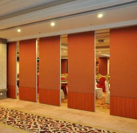 پانل های دیوار پارتیشن متحرک چوبی برای اتاق کنفرانس / جدا کننده اتاق لغو اتاق