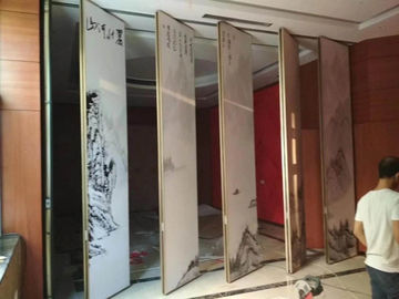 میز تحریر هتل میزبانی میزبان تاشو پارتیشن دیوارهای طبقه به سقف / اتاق متحرک تقسیم