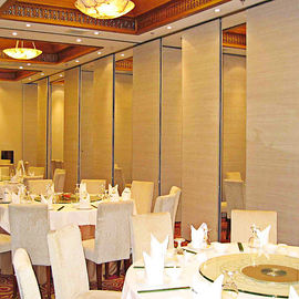 MDF Finish Acoustic Movable Partition Wall / Interior Divider Rooms برای رستوران