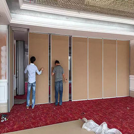 Operable Hotel Proof Sliding Folding Partitions Walls Movable 6 Meters Height