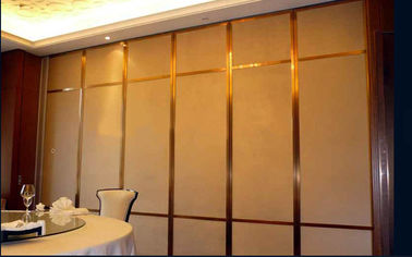 درهای کشویی داخلی دیوارهای پارتیشن ضد صدا هتل تاشو بخشهای قابل اجرا برای تالار ضیافت با رنگهای مختلف