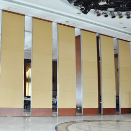 پانل های چوبی نمایه آلومینیومی دیوار پارتیشن متحرک قابل حمل برای هتل 3 سال ضمانت