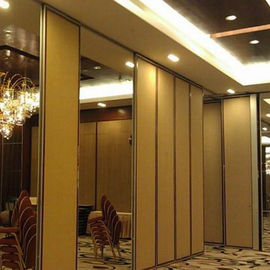پانل های چوبی نمایه آلومینیومی دیوار پارتیشن متحرک قابل حمل برای هتل 3 سال ضمانت
