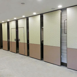 قاب آلومینیومی متحرک دیوارهای پارتیشن برای هتل حداکثر 4 متر ارتفاع نصب شده ODM