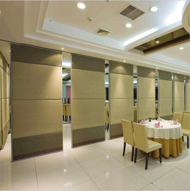قاب آلومینیومی متحرک دیوارهای پارتیشن برای هتل حداکثر 4 متر ارتفاع نصب شده ODM