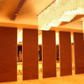 دیوارهای پارتیشن تاشو ملامین برای هتل پنج ستاره / جداول دیوار اتاق کشویی صدا