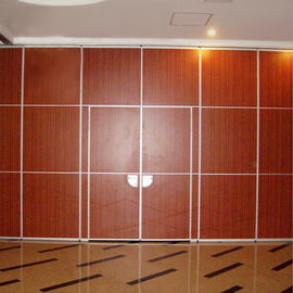 دیوارهای پارتیشن تاشو ملامین برای هتل پنج ستاره / جداول دیوار اتاق کشویی صدا