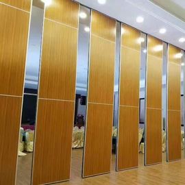 آلومینیوم داخلی کشویی کشویی 65mm دیوار های پارتیشن متحرک برای اتاق جلسه