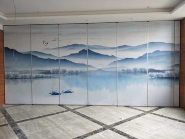 نقاشی نقاشی نقاشی نقاشی چرم چوبی و پارتیشن متحرک برای هتل