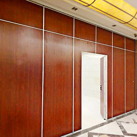 65mm کلاس درس کنوانسیون Hpl استیل ضد زنگ چوبی متحرک تاشو دیوار پارتیشن قابل حمل برای هند