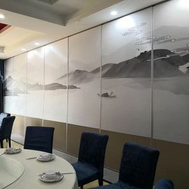 پرده تبلیغاتی کشویی تاشو متحرک دیوار های پارتیشن برای اتاق کنفرانس