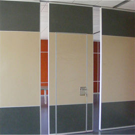 دیوارهای کشویی صوتی سیستم پارتیشن متحرک با درب برای سالن همایش