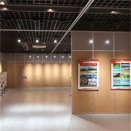 سیستم دیوارهای کشویی پارتیشن متحرک ملامین برای سالن نمایشگاه