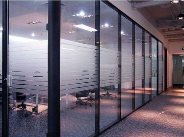 دیواره های اتاق شیشه ای دیوارهای پارتیشن تاشو قابل اجرا کمتر از 3 متر ارتفاع