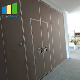 MDF Melamine Hotel Operable Sound Sound اثبات پارتیشن دیوار قابل حمل برای سالن ضیافت