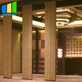 دیوارهای پارتیشن بندی تاشو با ضخامت 85 میلی متر چوبی ، سیستم آویز پایان ملامین برای رستوران