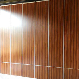 قاب آلومینیومی باریک پارچه کامپوزیت تخته دیوارهای پارتیشن متحرک تزئینی لوور