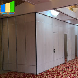 دیوارهای کشویی قابل انعطاف پذیر اتاق تقسیم کننده تخته گچ Mdf پارتیشن متحرک دیوار هتل باغ