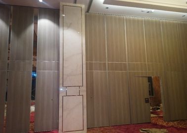 65mm کلاس درس کنوانسیون Hpl استیل ضد زنگ چوبی متحرک تاشو دیوار پارتیشن قابل حمل برای هند