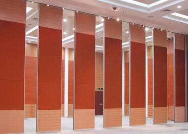 دیوارهای قابل اجرا پارتیشن متحرک در پارچه با پوشش نرم اسفنجی برای مرکز همایش