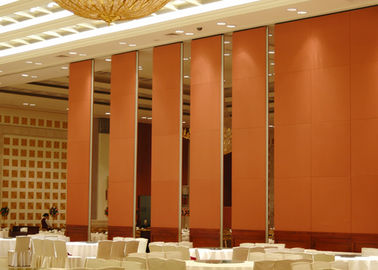 دیوارهای قابل اجرا پارتیشن متحرک در پارچه با پوشش نرم اسفنجی برای مرکز همایش