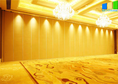 پانل دیوارهای پارتیشن کشویی گوردن سفارشی 100 میلی متر Soundprood برای هتل Upscale