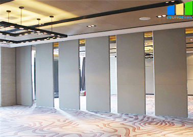 پانل های اتاق جلسات اثبات صدا 60 میلی متر ضخامت چوبی دیوار پارتیشن کشویی
