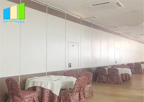 دیوارهای تقسیم کشویی اتاق کنفرانس قابل استفاده صوتی متحرک