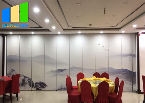 پانل دیوارهای پارتیشن تاشو جدا کننده صوتی متحرک آکوستیک دیواری برای رستوران