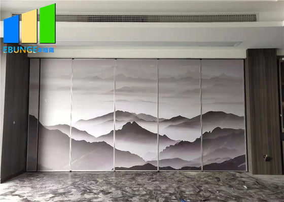 پانل دیوارهای پارتیشن تاشو جدا کننده صوتی متحرک آکوستیک دیواری برای رستوران