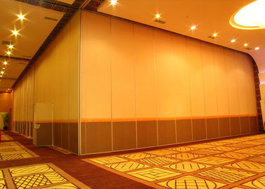 Office Acoustic Diffuser Panels , 65mm Panel Operable Wall For Banquet Wedding Facility