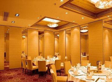 65mm Thickness Sliding and Movable Wall Partitions For Restaurant