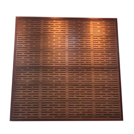 Sound Diffuse Wall Perforated Wood Acoustic Panels Decorative Ceiling Board