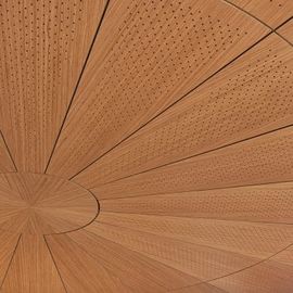 پانل جذب آکوستیک سوراخ شده چوبی 9 میلیمتر سفارشی سازگار با محیط زیست