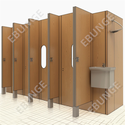 دیوار جداکننده توالت نصب شده با حریم خصوصی و مقاومت آتش