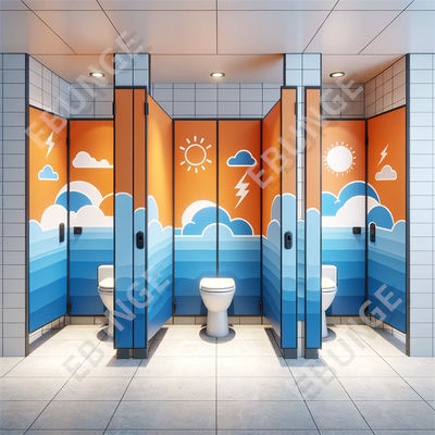 مقاومت بالا در برابر ضربه و ضد آتش دیوار جداکننده توالت عمومی