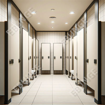 مقاومت در برابر آب و دوام در برابر خراش و ضربه مقاوم در مقابل دیوار جداکننده توالت برای ساختمان های اداری