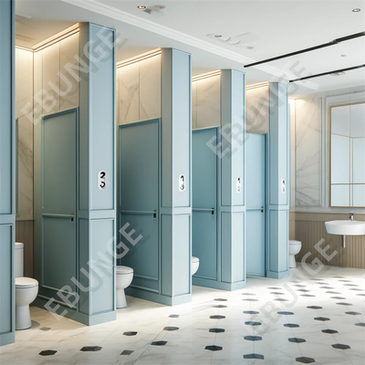 آسان برای تمیز کردن و مقرون به صرفه حمام پارتیشن پشتیبانی سفارشی حمام تجاری پارتیشن