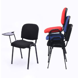صندلی دفتر ارگونومیک آبی، اتاق جلسه یا صندلی در اتاق نشیمن بدون چرخ