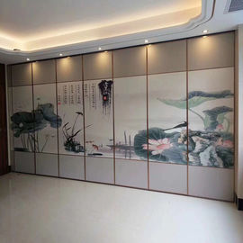 دیوارهای پارتیشن کشویی دیوار سفارشی نقاشی های مختلف را نقاشی کرد