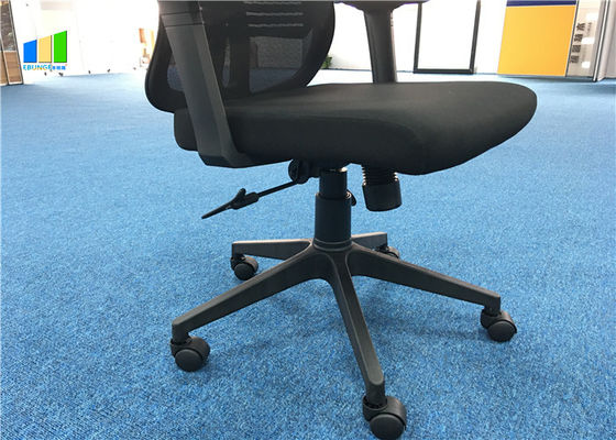 صندلی های قابل تنظیم با چرخش قابل تنظیم با صندلی های اداری مشکی