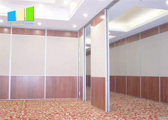 Ballroom Sound Proof Folding Partitions دیوار پارتیشن چوبی متحرک برای سالن های نمایش