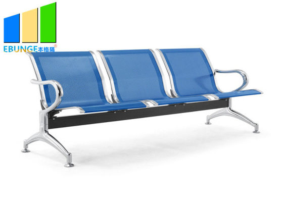 3-6 صندلی دفتر پزشکی فولاد ضد زنگ صندلی اتاق انتظار / صندلی های فرودگاه