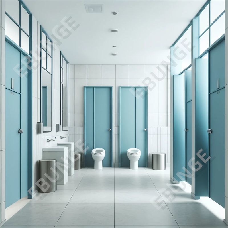 آسان برای تمیز کردن و مقرون به صرفه حمام پارتیشن پشتیبانی سفارشی حمام تجاری پارتیشن